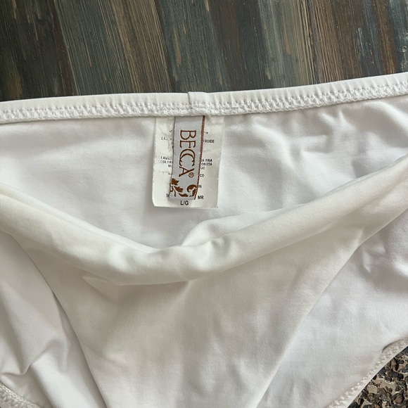 Becca Cheryl sliding triangle top sz D & Demi hipster side tie bottoms sz large - Picture 5 of 9